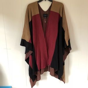 Adrienne Vittadini Poncho/Shawl Sweater
